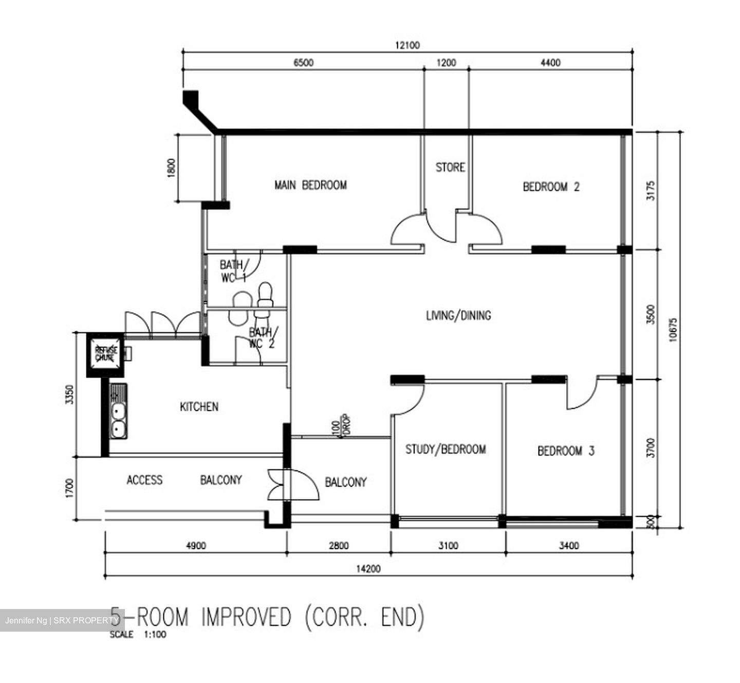 Blk 367 Yishun Ring Road (Yishun), HDB 5 Rooms #580058031